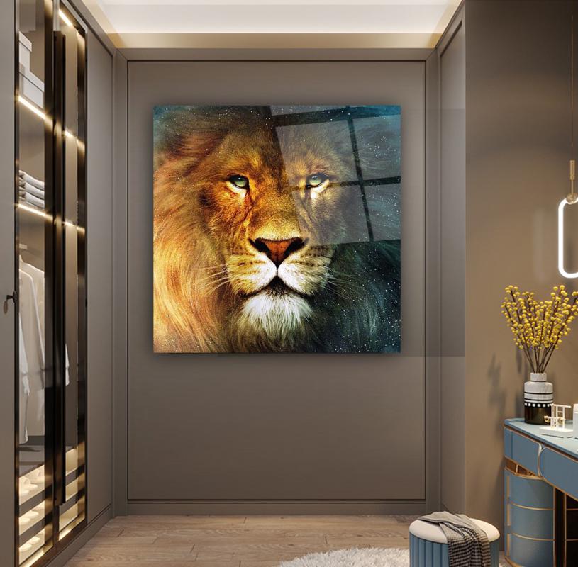 Aslan Cam Tablo