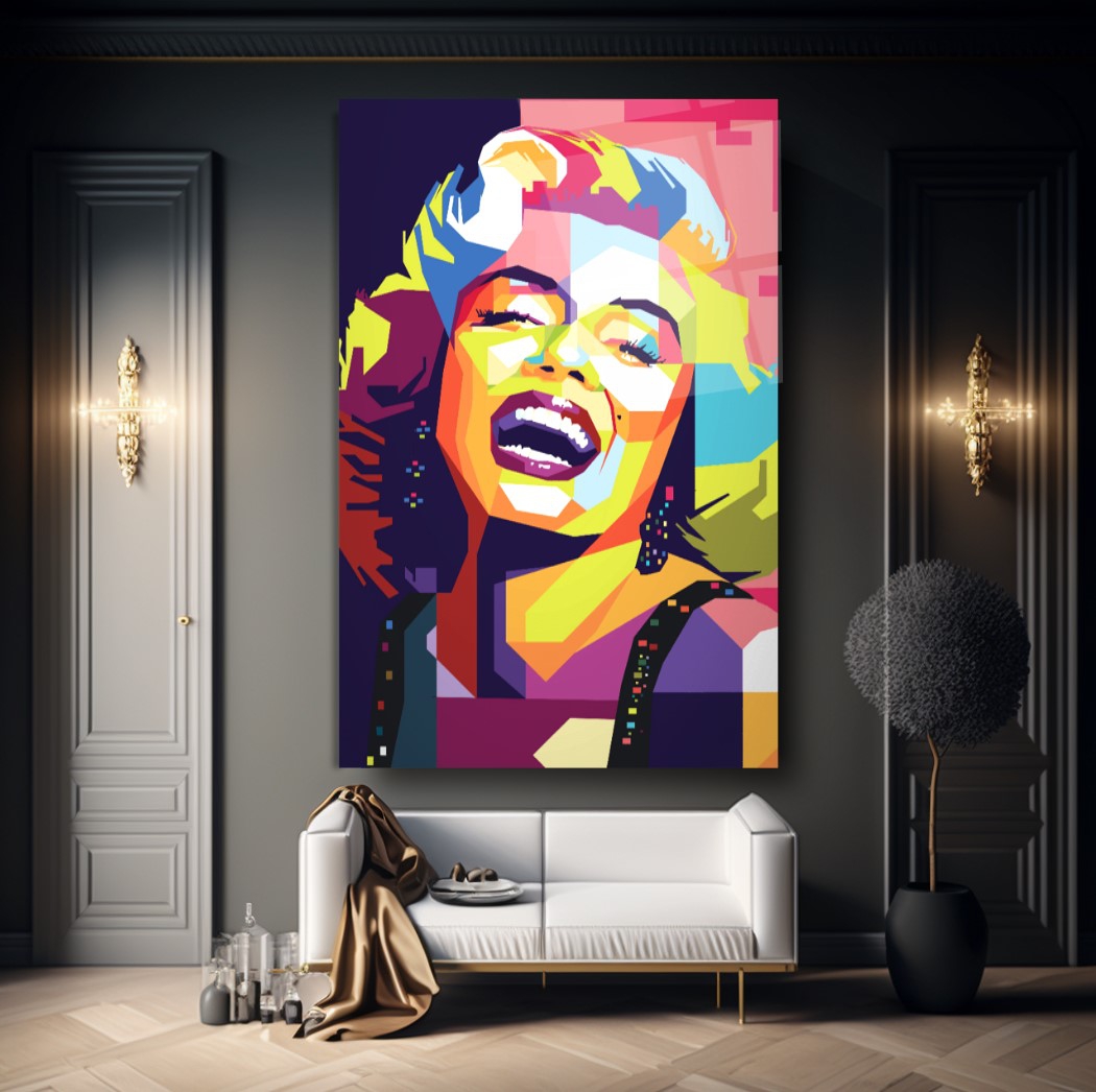 Marilyn Monroe Cam Tablo