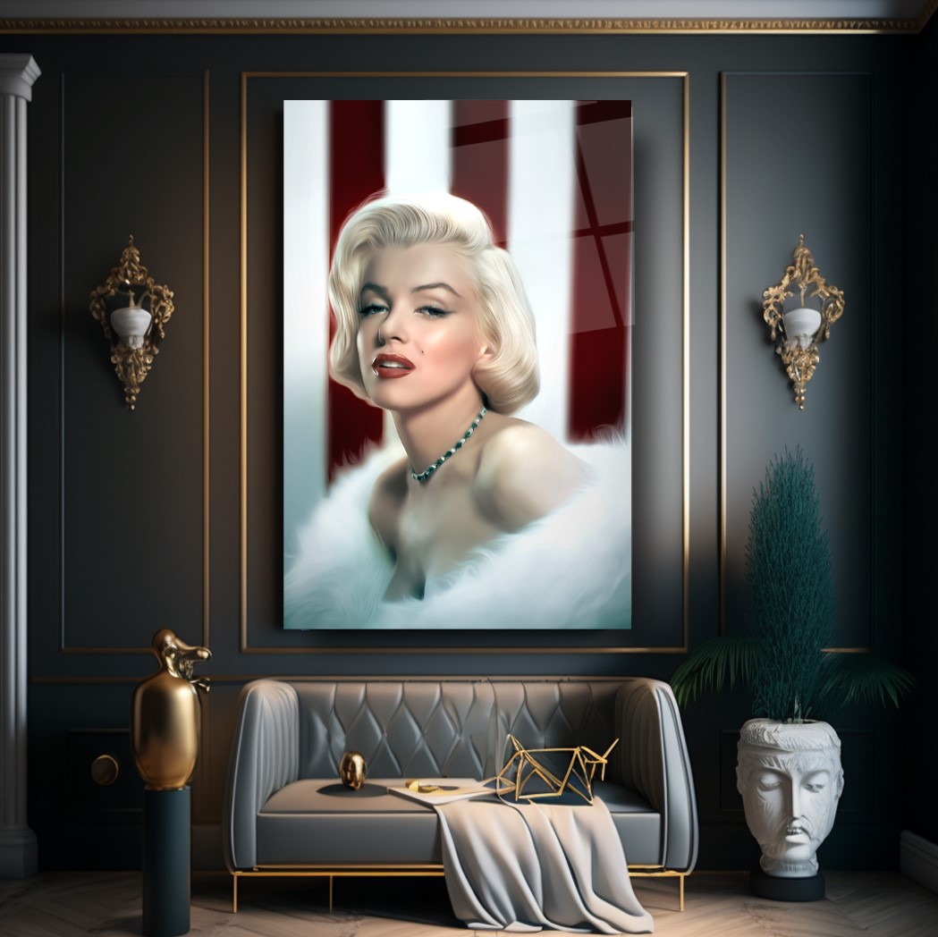 Marilyn Monroe Cam Tablo