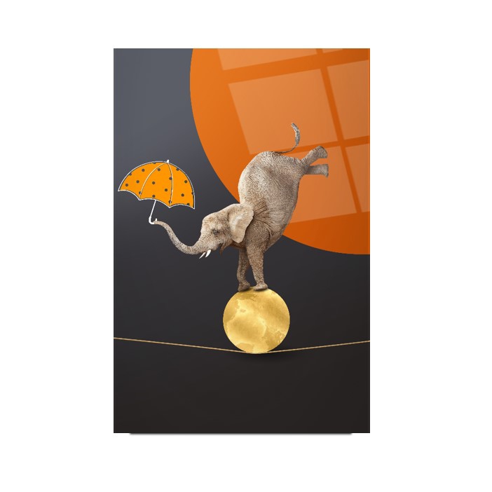 Cambaz Fil Cam Tablo