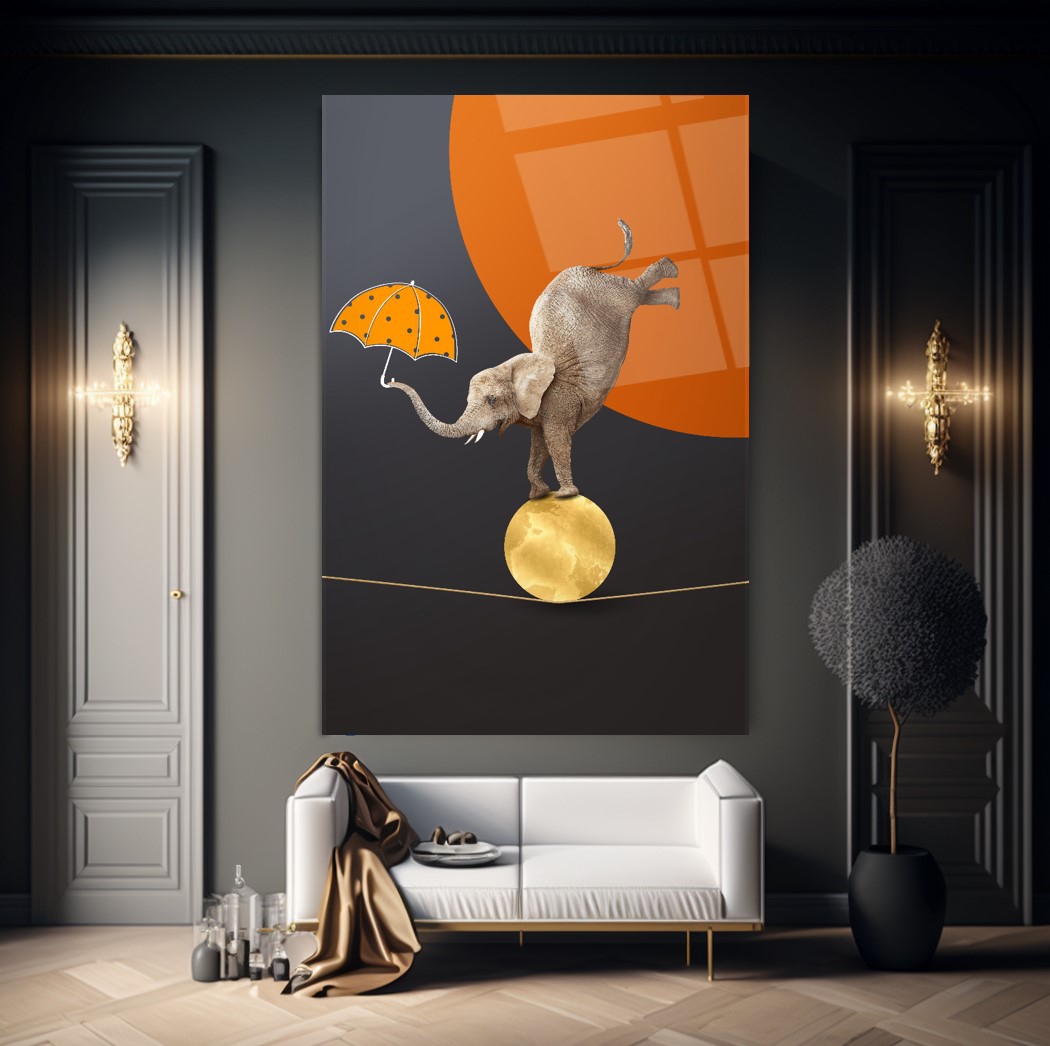 Cambaz Fil Cam Tablo