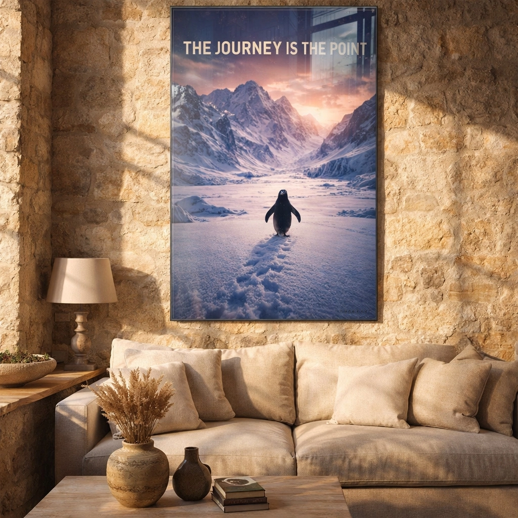 Asi Penguen Cam Tablo