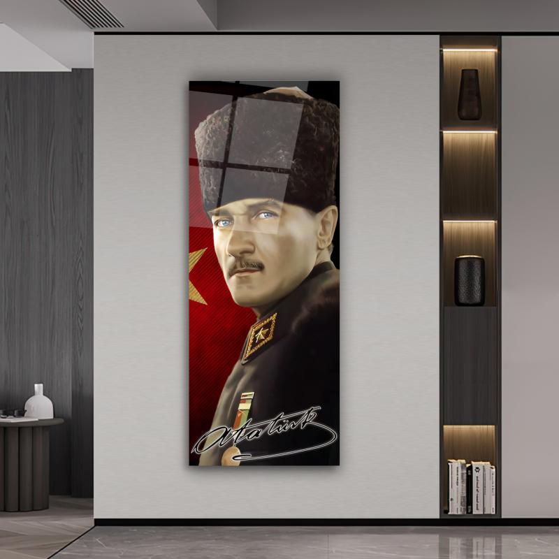 Atatürk Panoramik Cam Tablo