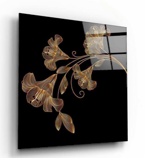 Çiçekler Cam Tablo