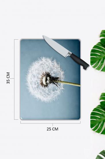Karahindiba Desen Cam Kesme Tablası