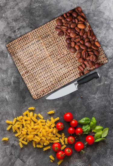 Minimal Desen Cam Kesme Tablası