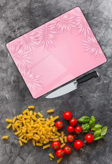 Renkli Desen Cam Kesme Tablası