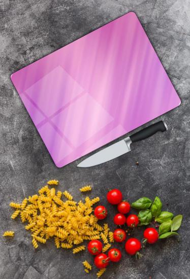 Eflatun Cam Kesme Tablası