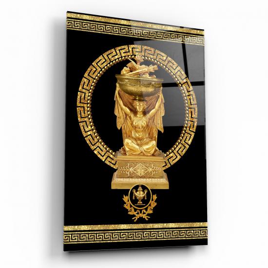 Antik Gold Cam Tablo