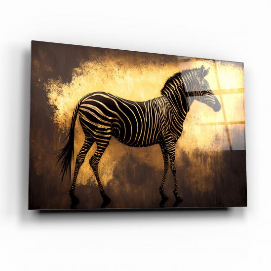 Gold Zebra Cam Tablo