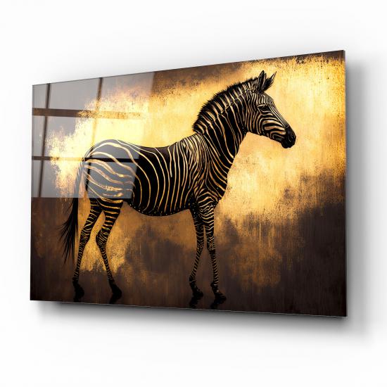 Gold Zebra Cam Tablo