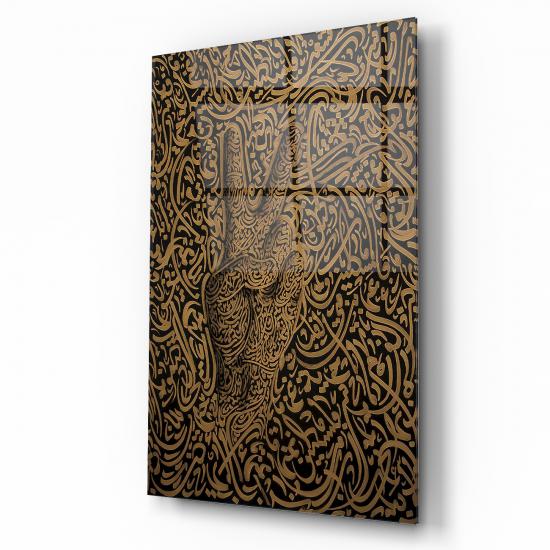 Hat Sanatı Kaligrafi Cam Tablo