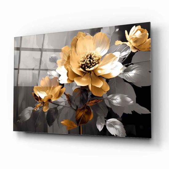 Çiçek Cam Tablo