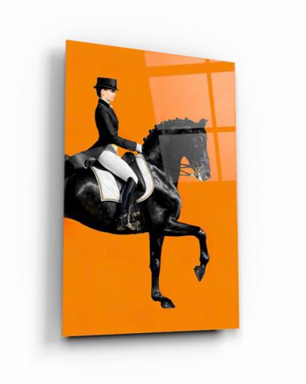Hermes Atları Double Cam Tablo