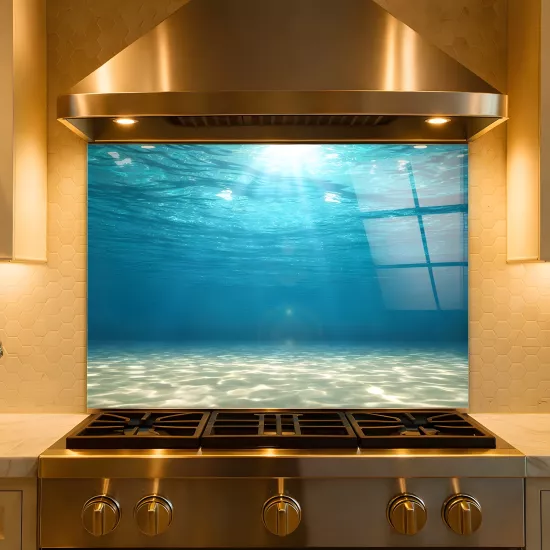Okyanus Suyu Ocak Arkası Cam Koruyucu