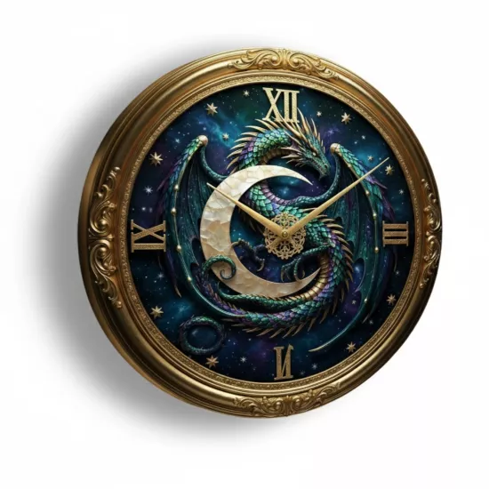 Ayışığı Cam Duvar Saati