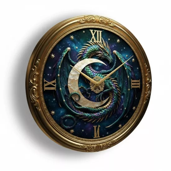 Ayışığı Cam Duvar Saati