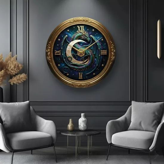 Ayışığı Cam Duvar Saati