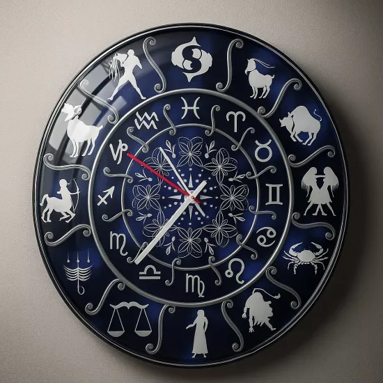 Astrojoli Cam Duvar Saati