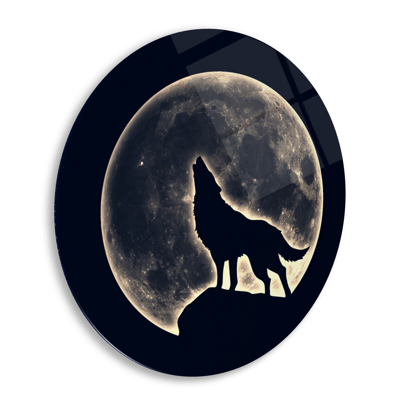 Kurt Yuvarlak Cam Tablo